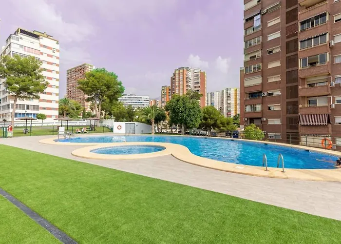 Torre Benipark 13c Primera Linea Playa Poniente Апартаменты *