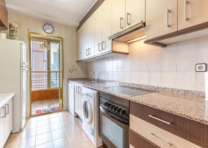 Torre Benipark 13c Primera Linea Playa Poniente Бенидорм