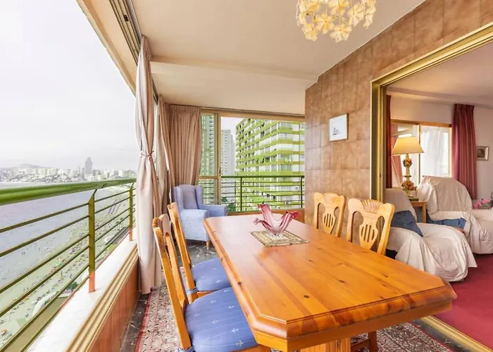 Torre Benipark 13c Primera Linea Playa Poniente Бенидорм